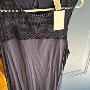 H&M Lace Yoke Tank Top